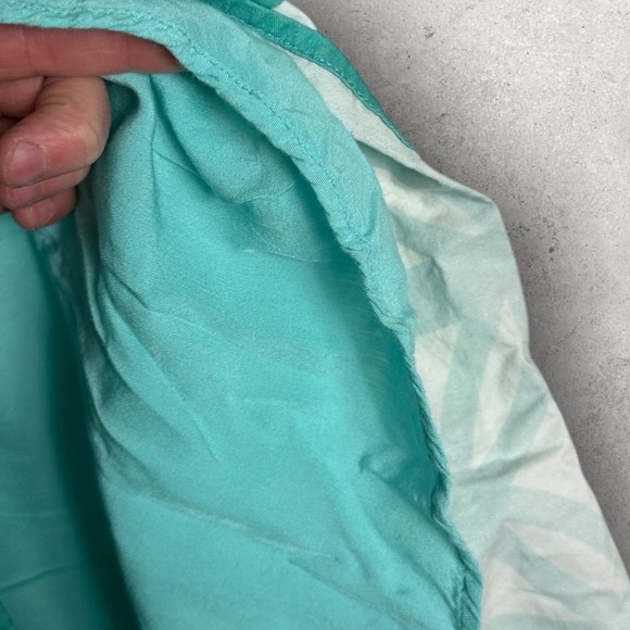 The Oblong Box Shop Retro Kiki Breeze Block Dress‎ Teal Womens Sz XXL Mod Preppy - Picture 12 of 16